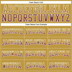 Custom Stitched Old Gold Burgundy-White Fade Fashion Arrow Sports Pullover Sweatshirt Hoodie