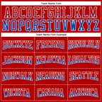 Custom Stitched Red Thunder Blue-White Fade Fashion Arrow Sports Pullover Sweatshirt Hoodie