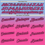 Custom Light Blue Pink-Black Fade Fashion Performance T-Shirt
