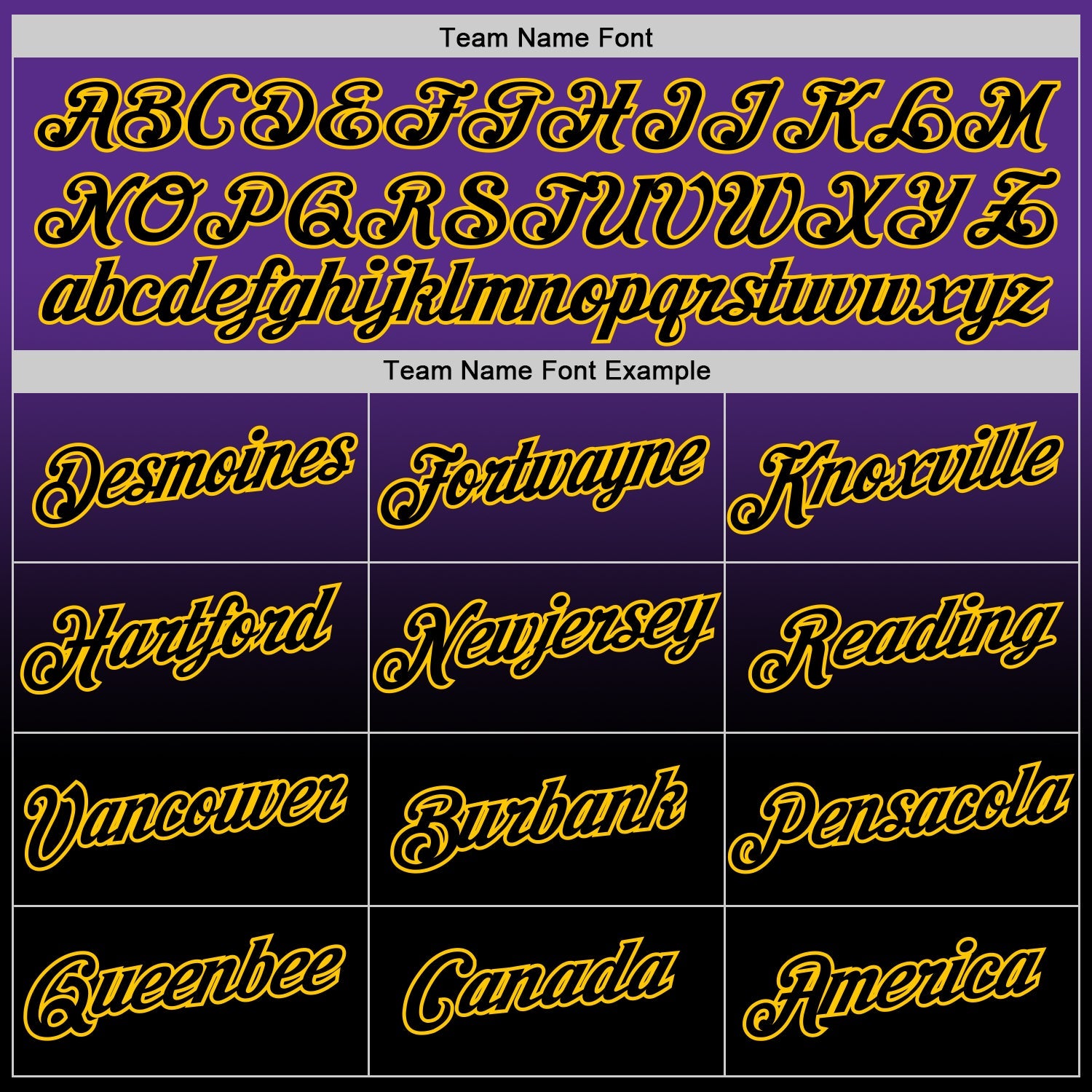 Custom Purple Black-Yellow Fade Fashion Performance T-Shirt