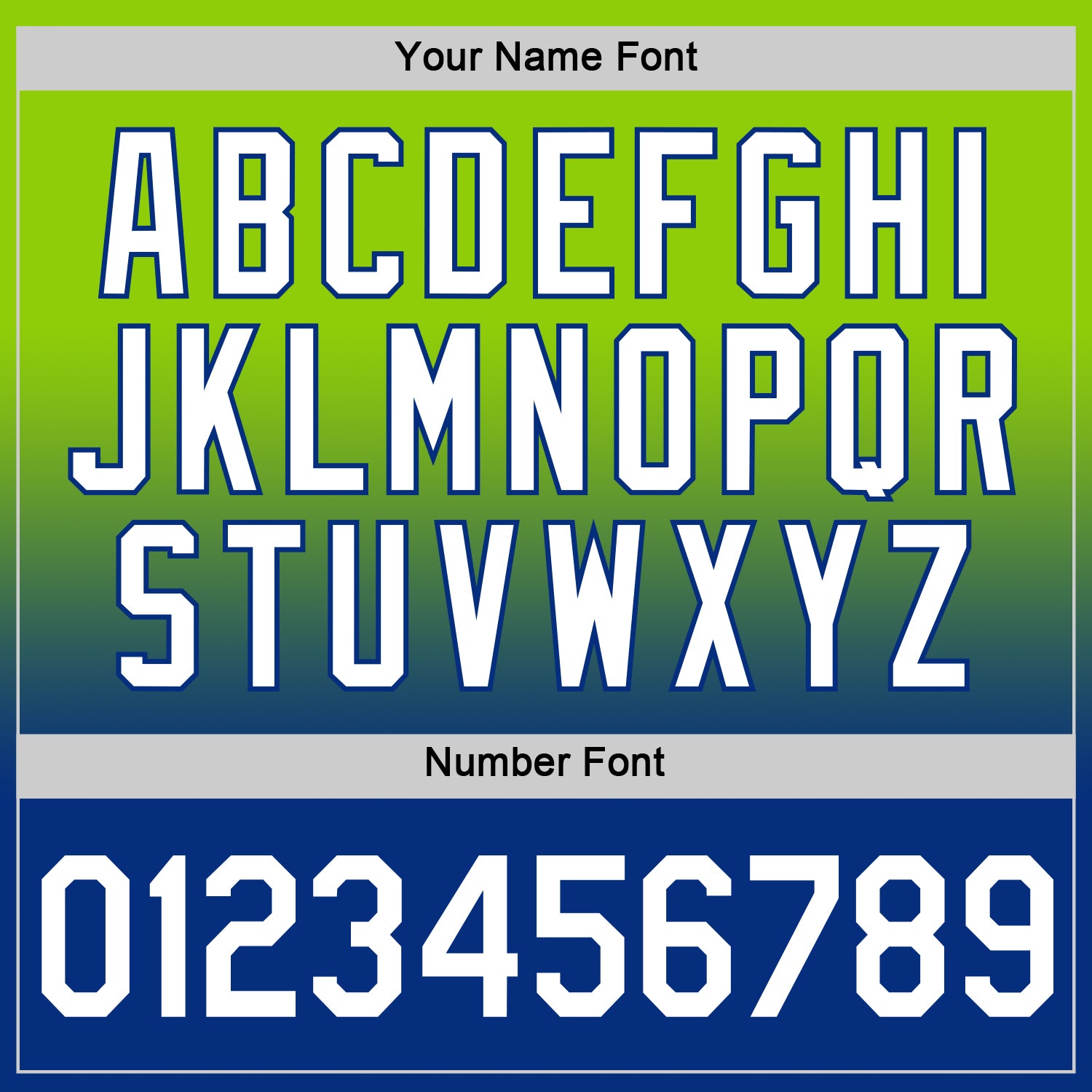 Custom Neon Green White-Royal Fade Fashion Performance T-Shirt