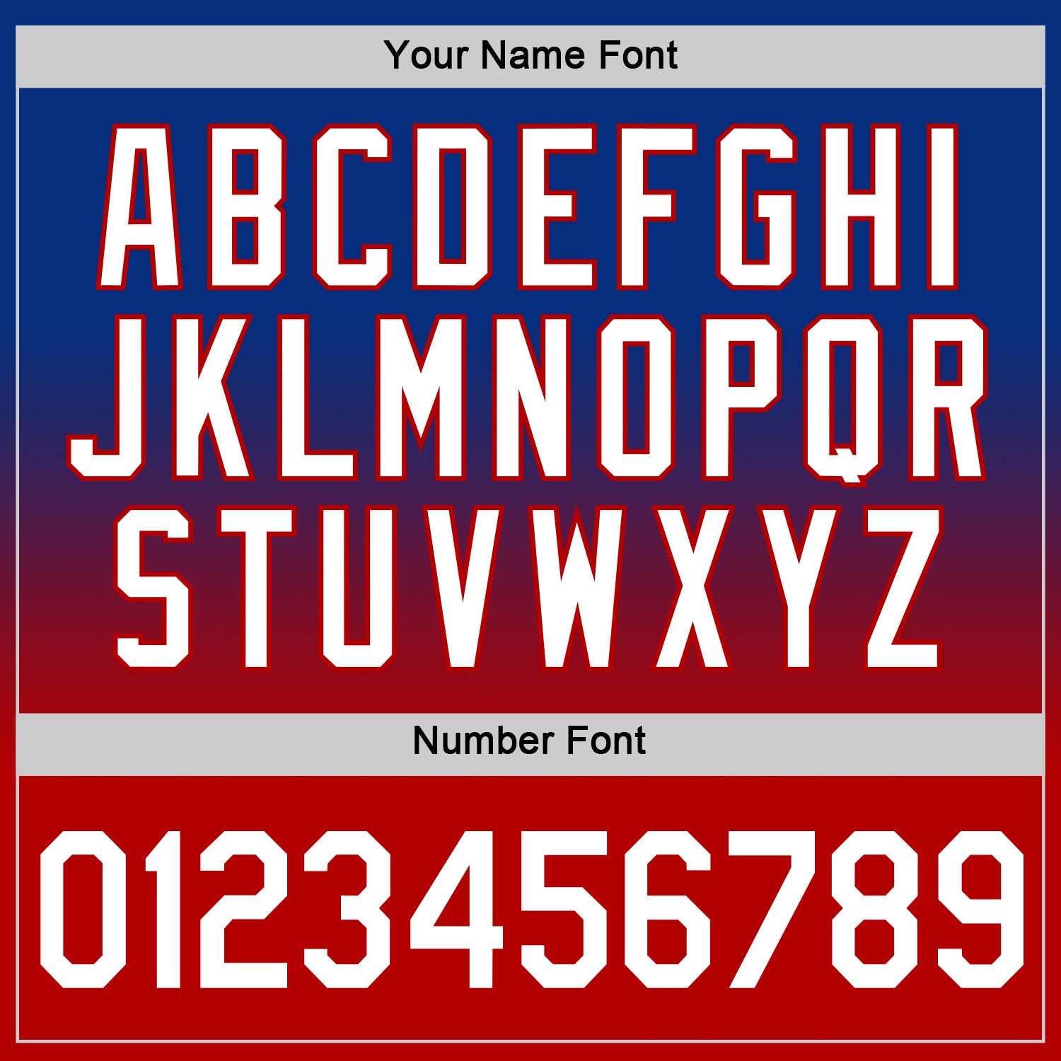 Custom Royal White-Red Fade Fashion Performance T-Shirt