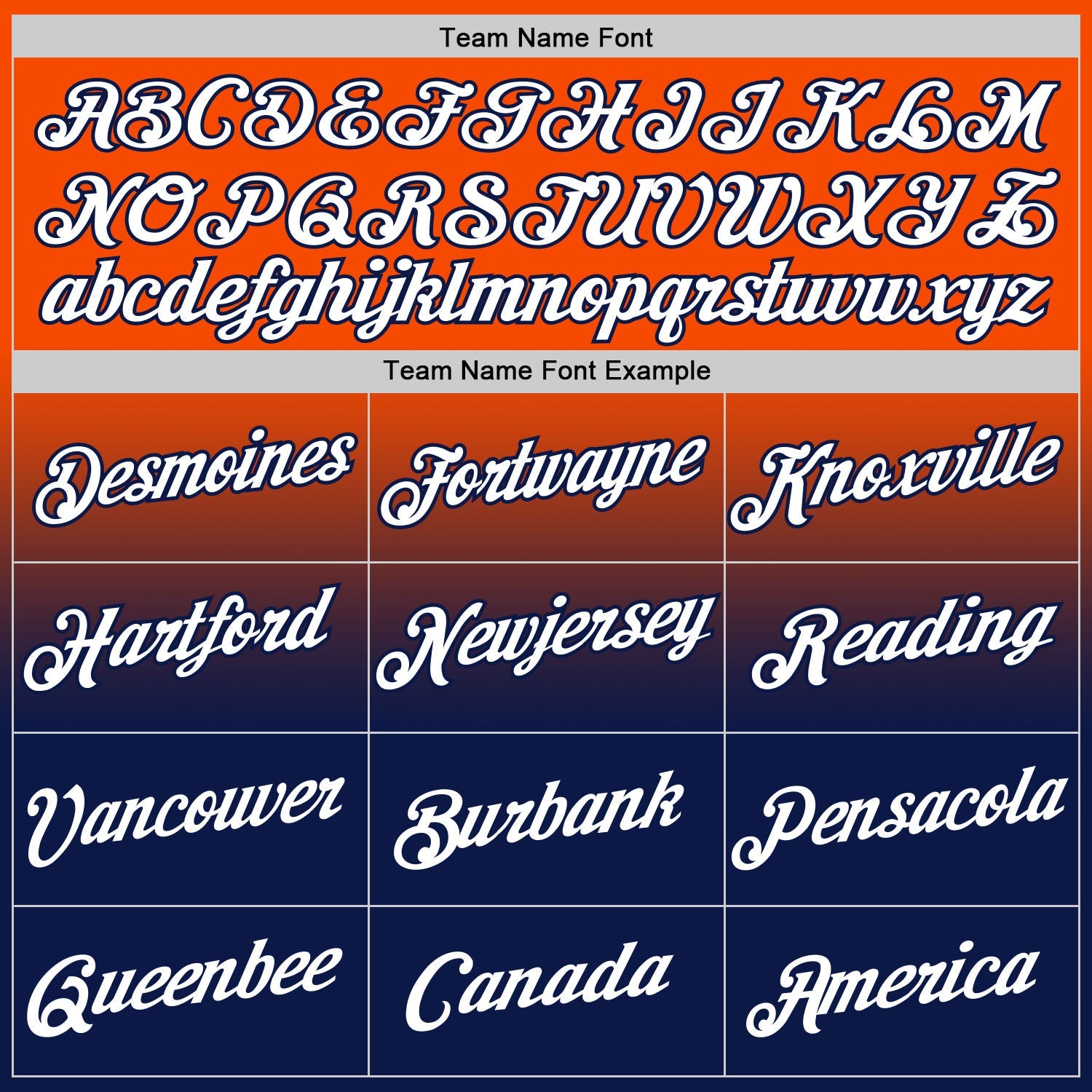 Custom Orange White-Navy Fade Fashion Performance T-Shirt