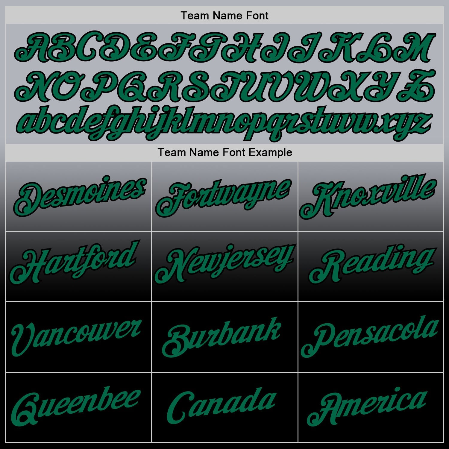 Custom Gray Kelly Green-Black Fade Fashion Performance T-Shirt