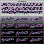 Custom Gray Pink Black-Light Blue Fade Fashion Performance T-Shirt