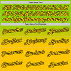 Custom Neon Green Yellow-Black Fade Fashion Performance T-Shirt