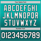 Custom Aqua Teal-Black Fade Fashion Performance T-Shirt