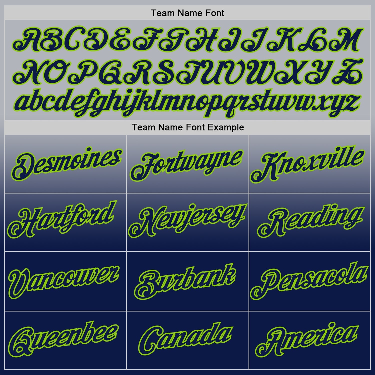 Custom Gray Neon Green-Navy Fade Fashion Performance T-Shirt