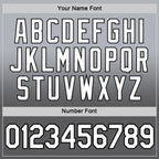 Custom Gray Steel Gray-Black Fade Fashion Performance T-Shirt