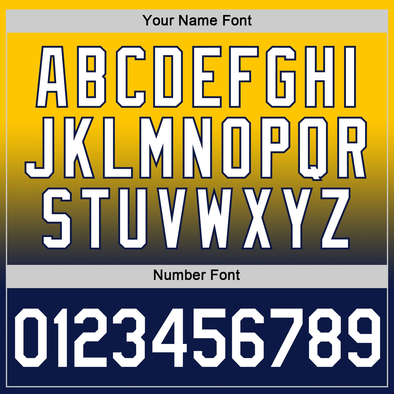 Custom Yellow White-Navy Fade Fashion Performance T-Shirt