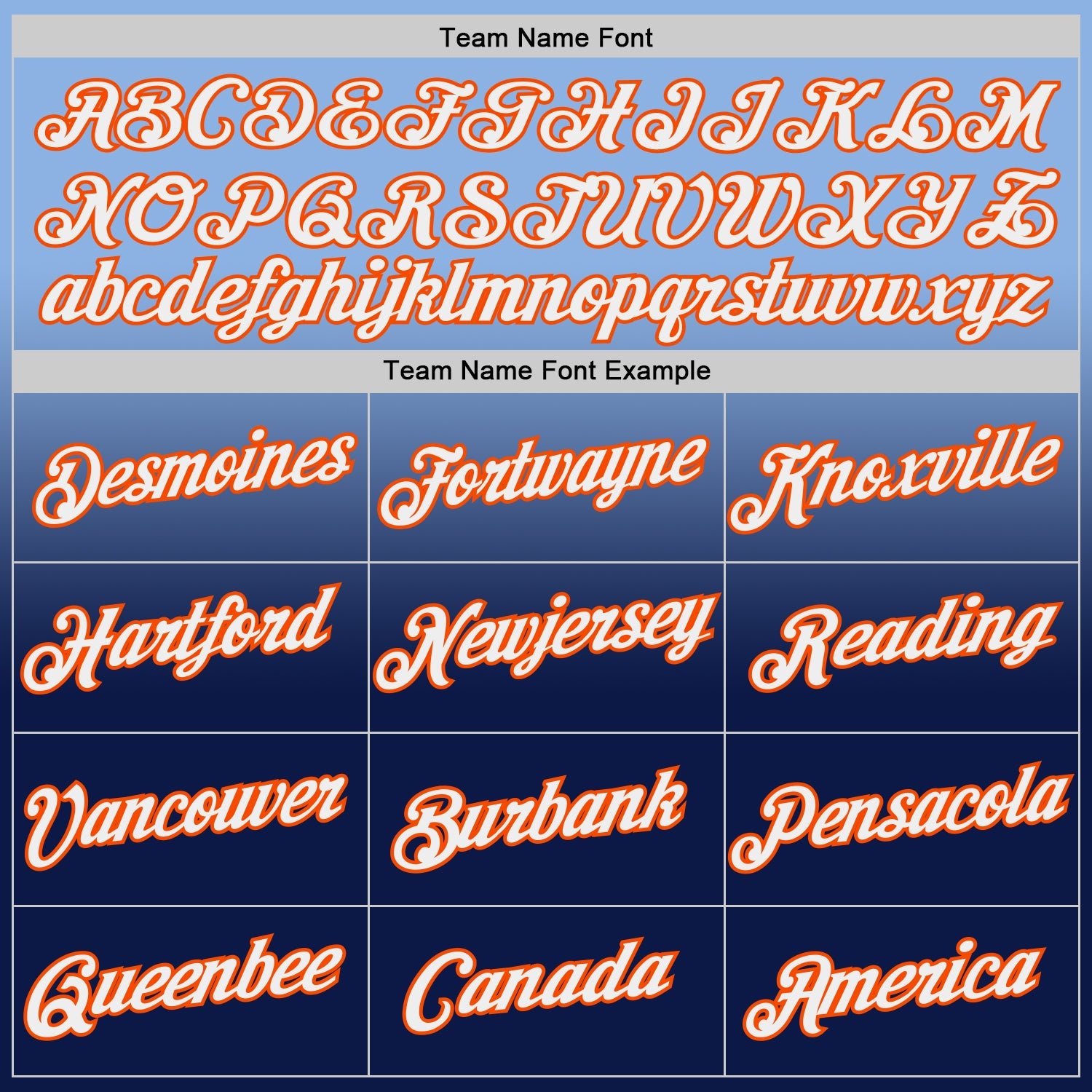 Custom Light Blue Orange-Navy Fade Fashion Performance T-Shirt