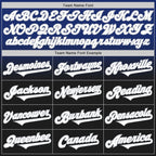 Custom Royal Black-Gray Authentic Fade Fashion Baseball Jersey