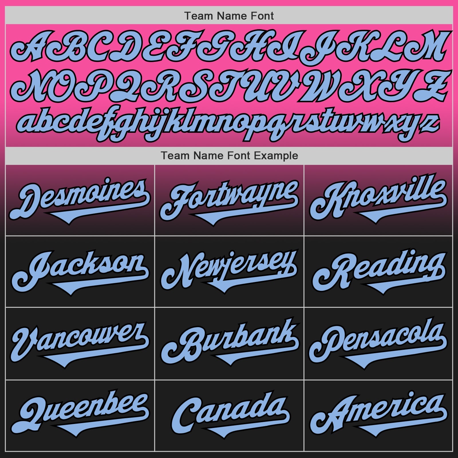 Custom Pink Light Blue-Black Authentic Fade Fashion Baseball Jersey