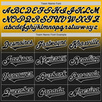 Custom Gold Black-White Authentic Fade Fashion Baseball Jersey