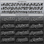 Custom Gray Black-White Authentic Fade Fashion Baseball Jersey