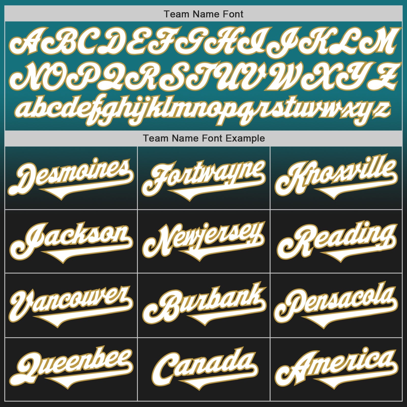Custom Teal Black-Old Gold Authentic Fade Fashion Baseball Jersey