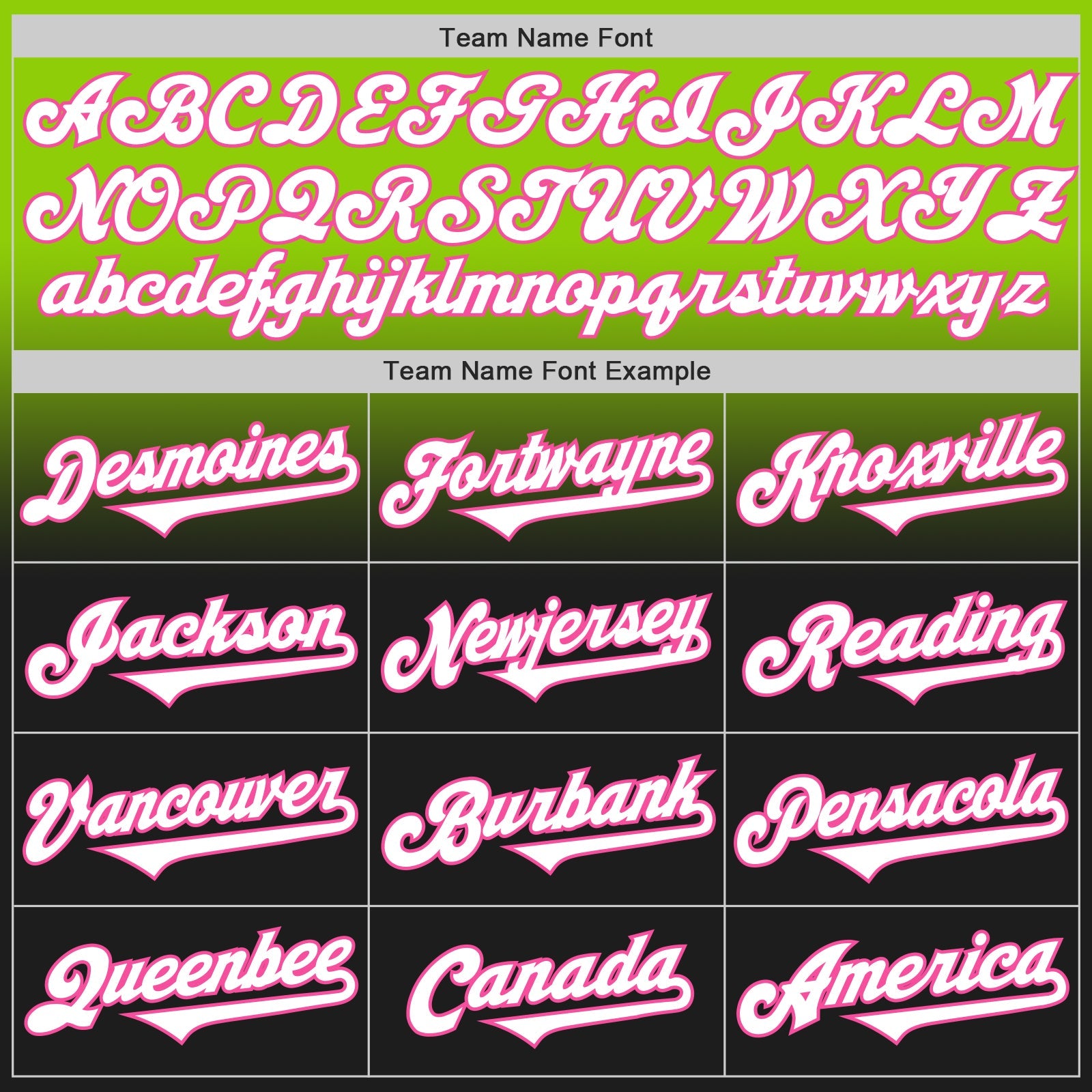 Custom Neon Green Black-Pink Authentic Fade Fashion Baseball Jersey