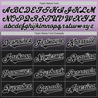 Custom Light Purple Black-White Authentic Fade Fashion Baseball Jersey