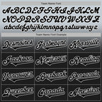 Custom Silver Black-White Authentic Fade Fashion Baseball Jersey