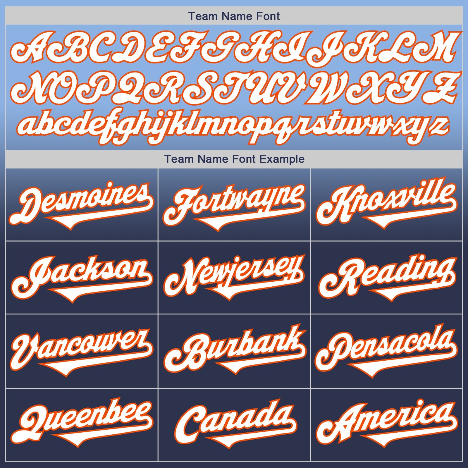 Custom Light Blue Navy-Orange Authentic Fade Fashion Baseball Jersey