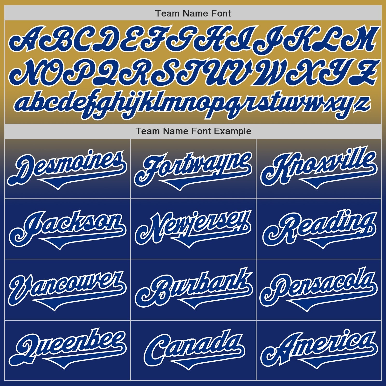 Custom Old Gold Royal-White Authentic Fade Fashion Baseball Jersey