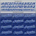 Custom Gray Royal-White Authentic Fade Fashion Baseball Jersey