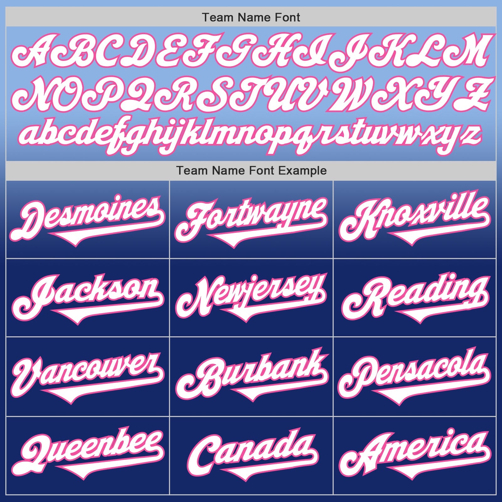 Custom Light Blue White Royal-Pink Authentic Fade Fashion Baseball Jersey