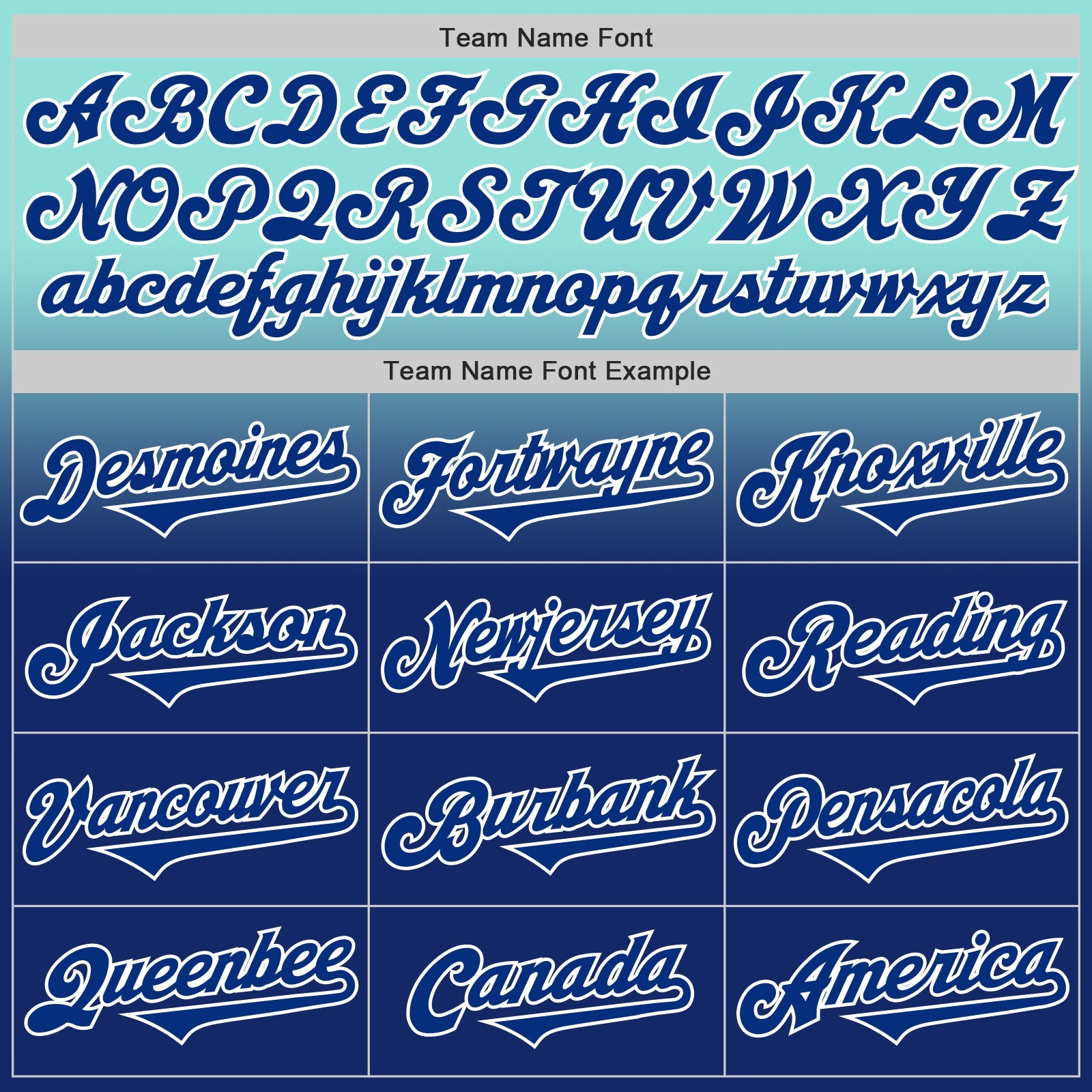 Custom Ice Blue Royal-White Authentic Fade Fashion Baseball Jersey