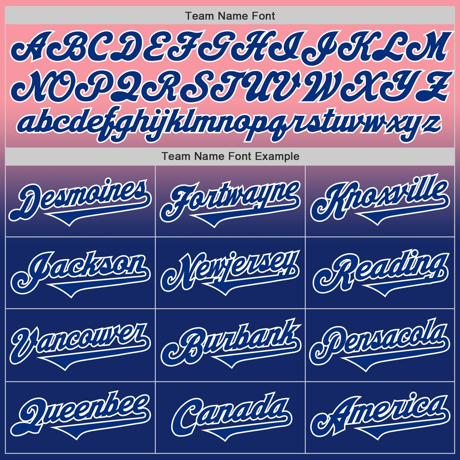 Custom Medium Pink Royal-White Authentic Fade Fashion Baseball Jersey