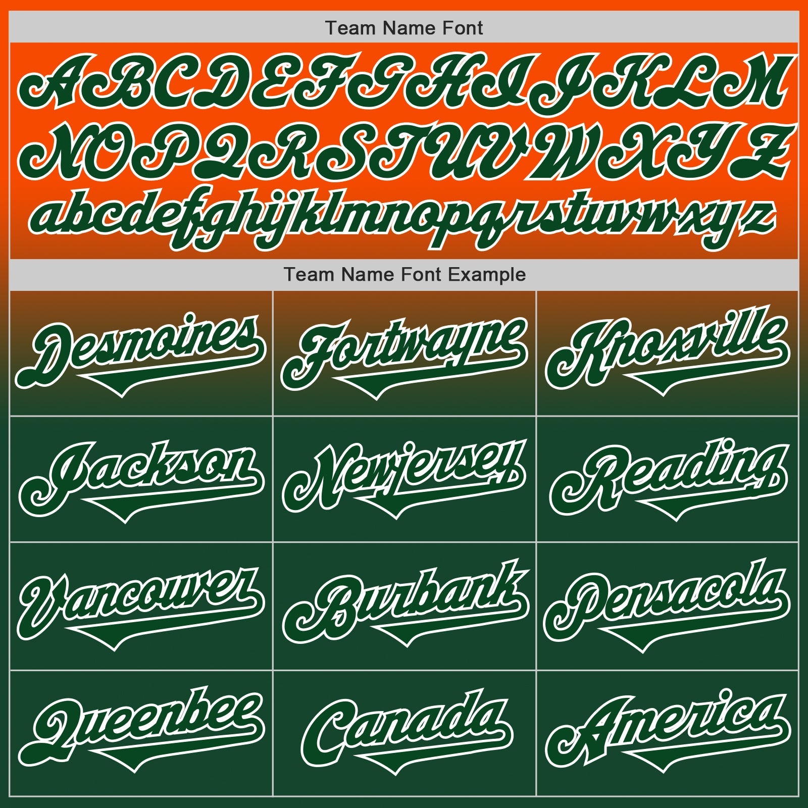 Custom Orange Green-White Authentic Fade Fashion Baseball Jersey