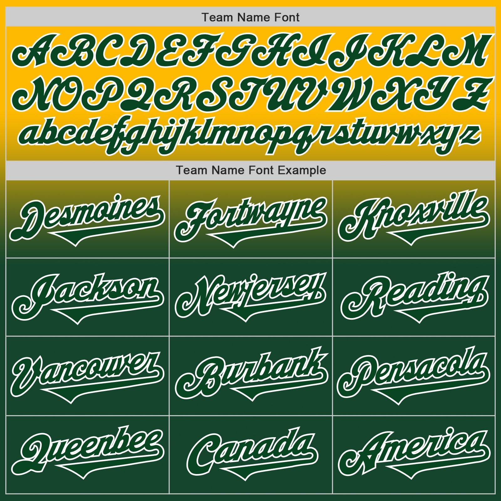 Custom Gold Green-White Authentic Fade Fashion Baseball Jersey