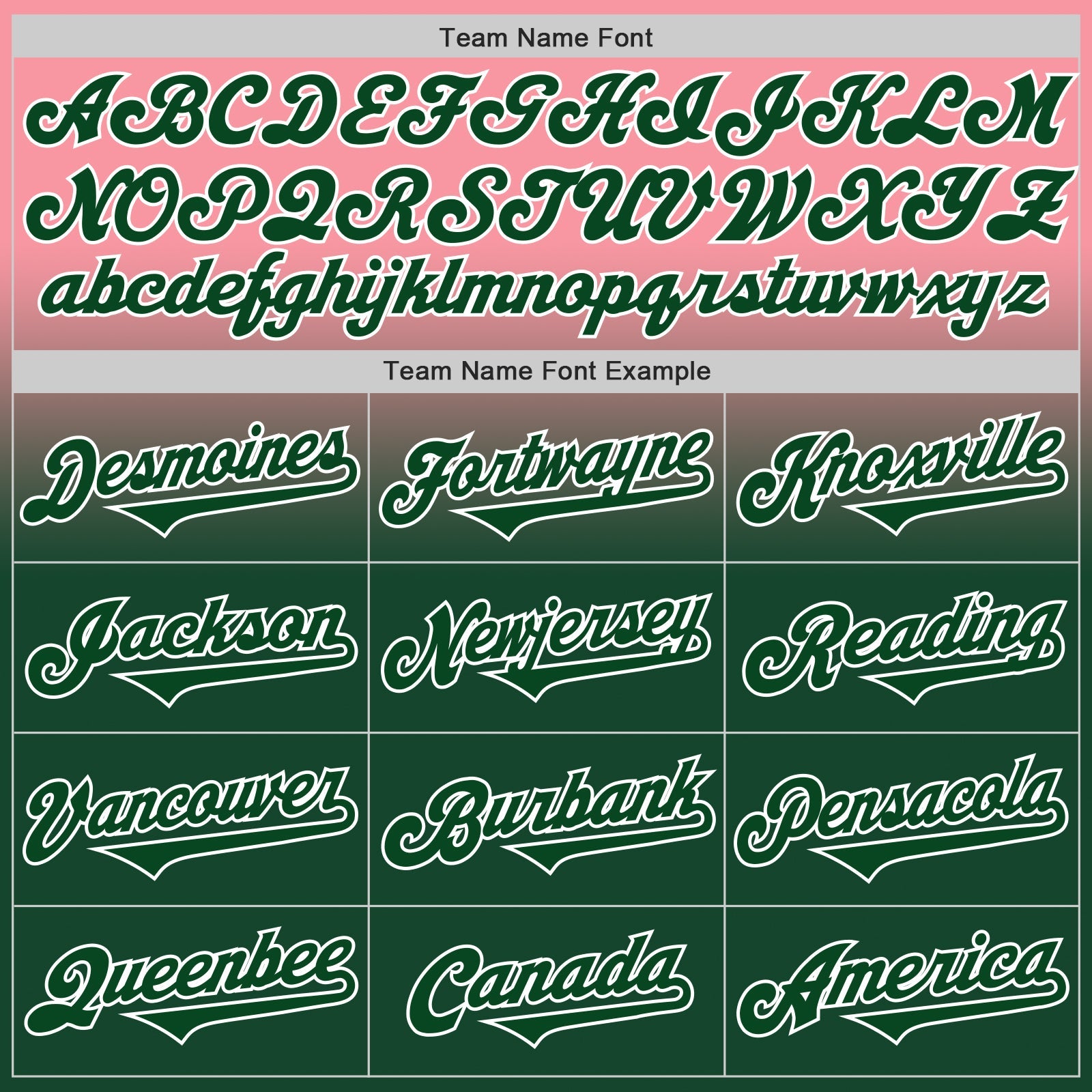 Custom Medium Pink Green-White Authentic Fade Fashion Baseball Jersey