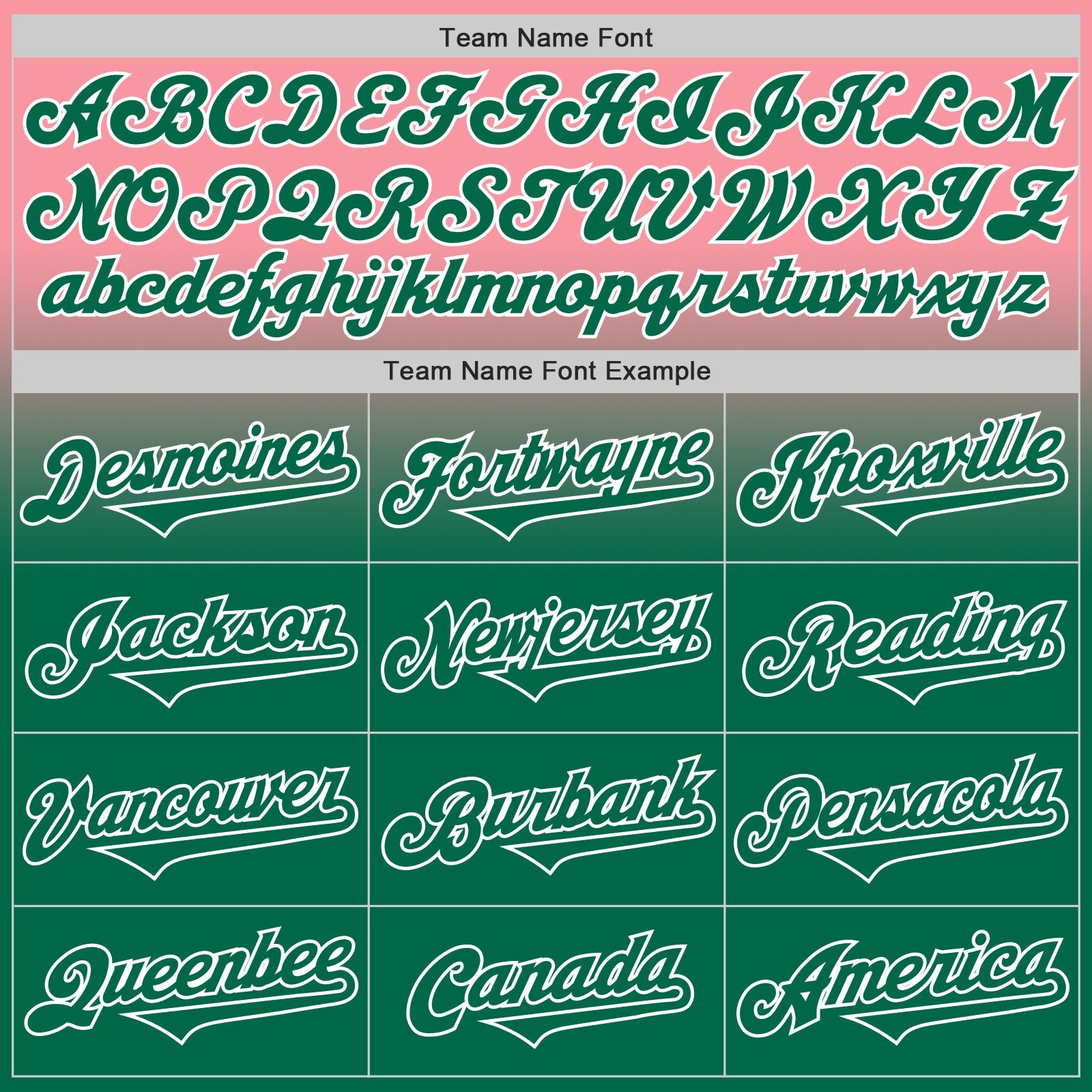 Custom Medium Pink Kelly Green-White Authentic Fade Fashion Baseball Jersey