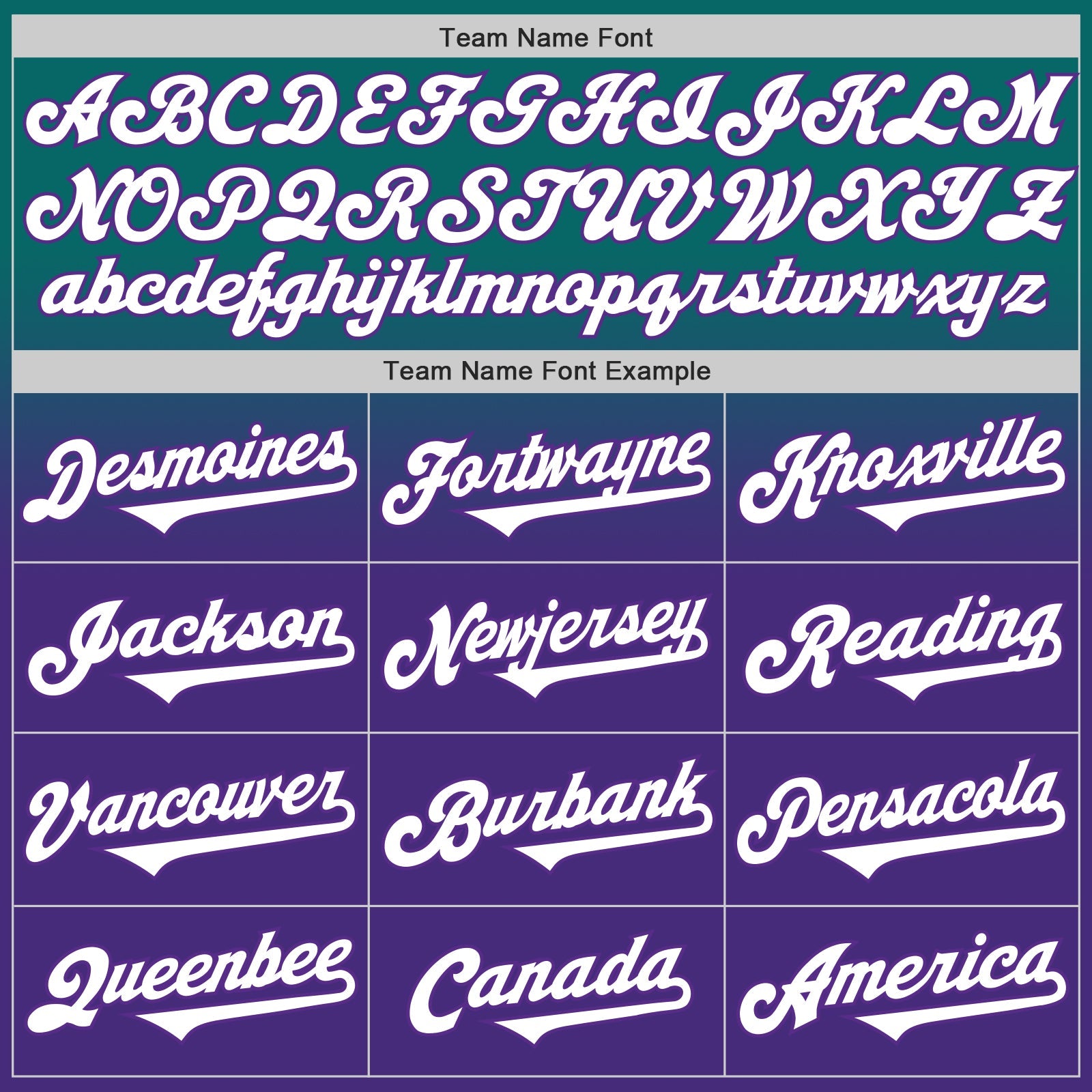 Custom Teal White-Purple Authentic Fade Fashion Baseball Jersey