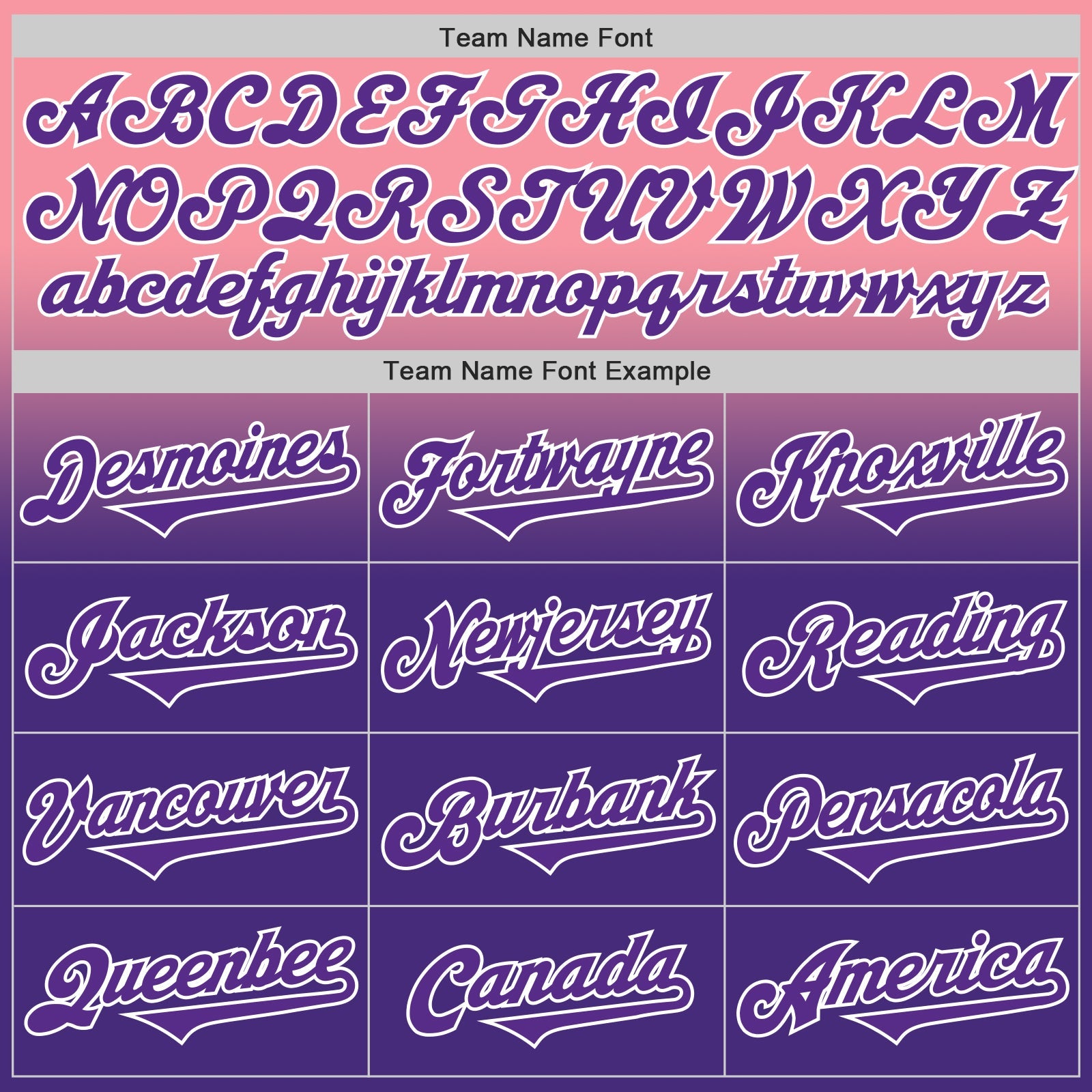 Custom Medium Pink Purple-White Authentic Fade Fashion Baseball Jersey