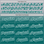 Custom Gray Teal-White Authentic Fade Fashion Baseball Jersey