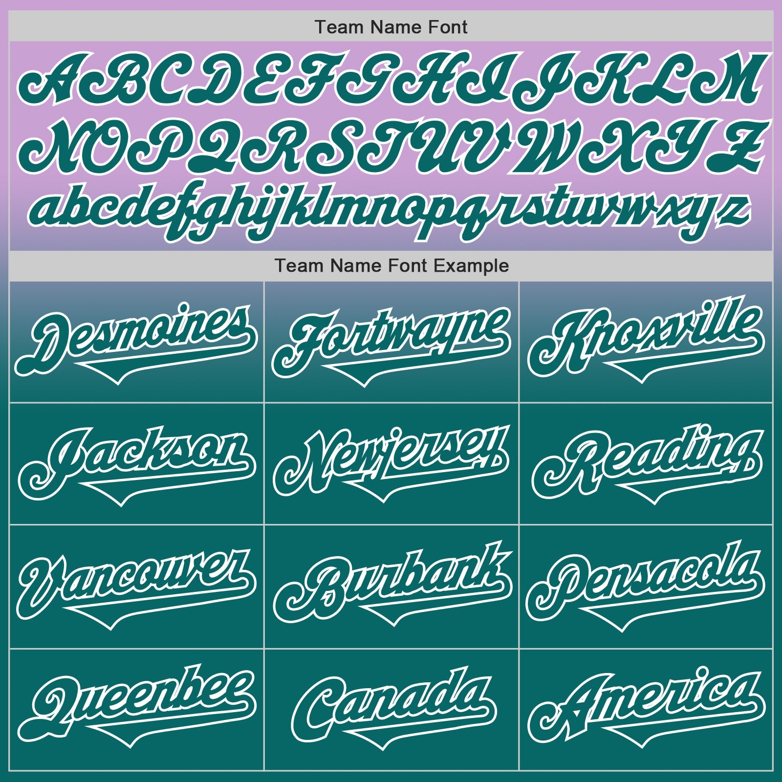 Custom Light Purple Teal-White Authentic Fade Fashion Baseball Jersey