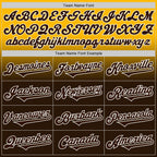 Custom Gold Brown-White Authentic Fade Fashion Baseball Jersey