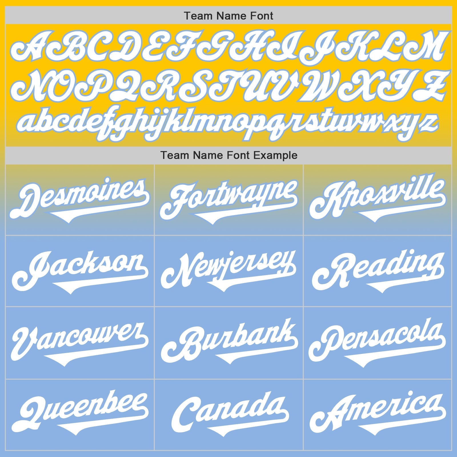 Custom Yellow White-Light Blue Authentic Fade Fashion Baseball Jersey