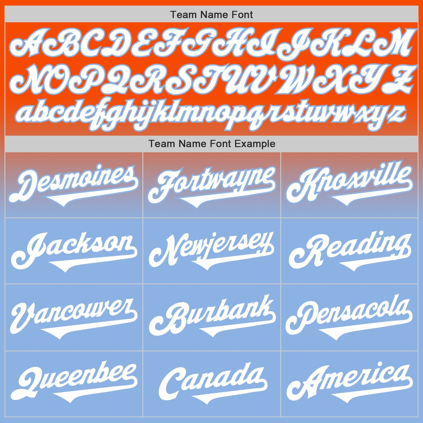Custom Orange White-Light Blue Authentic Fade Fashion Baseball Jersey