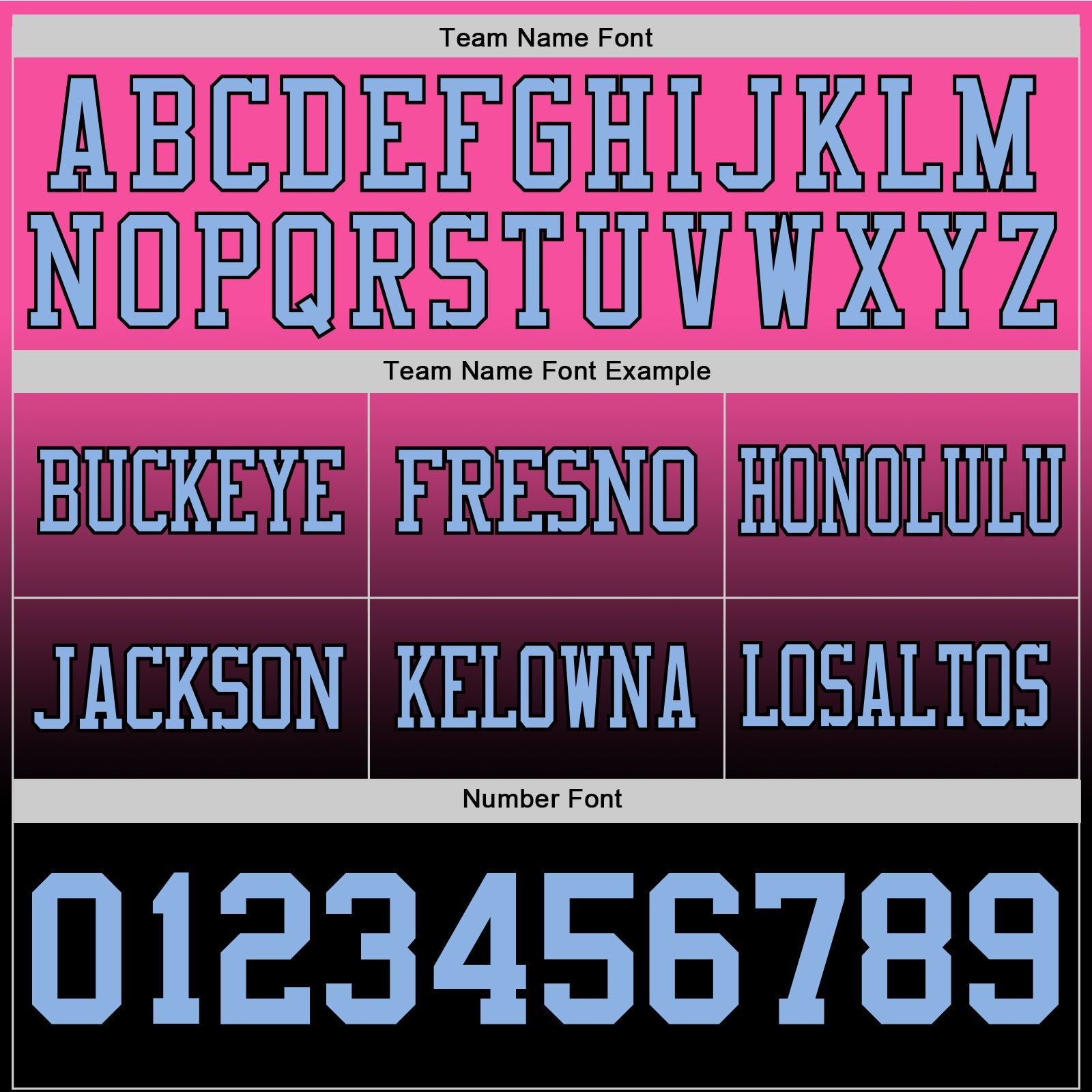 Custom Pink Light Blue-Black Authentic Fade Fashion Football Jersey