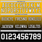 Custom Gold White-Black Authentic Fade Fashion Football Jersey