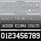 Custom Gray White-Black Authentic Fade Fashion Football Jersey