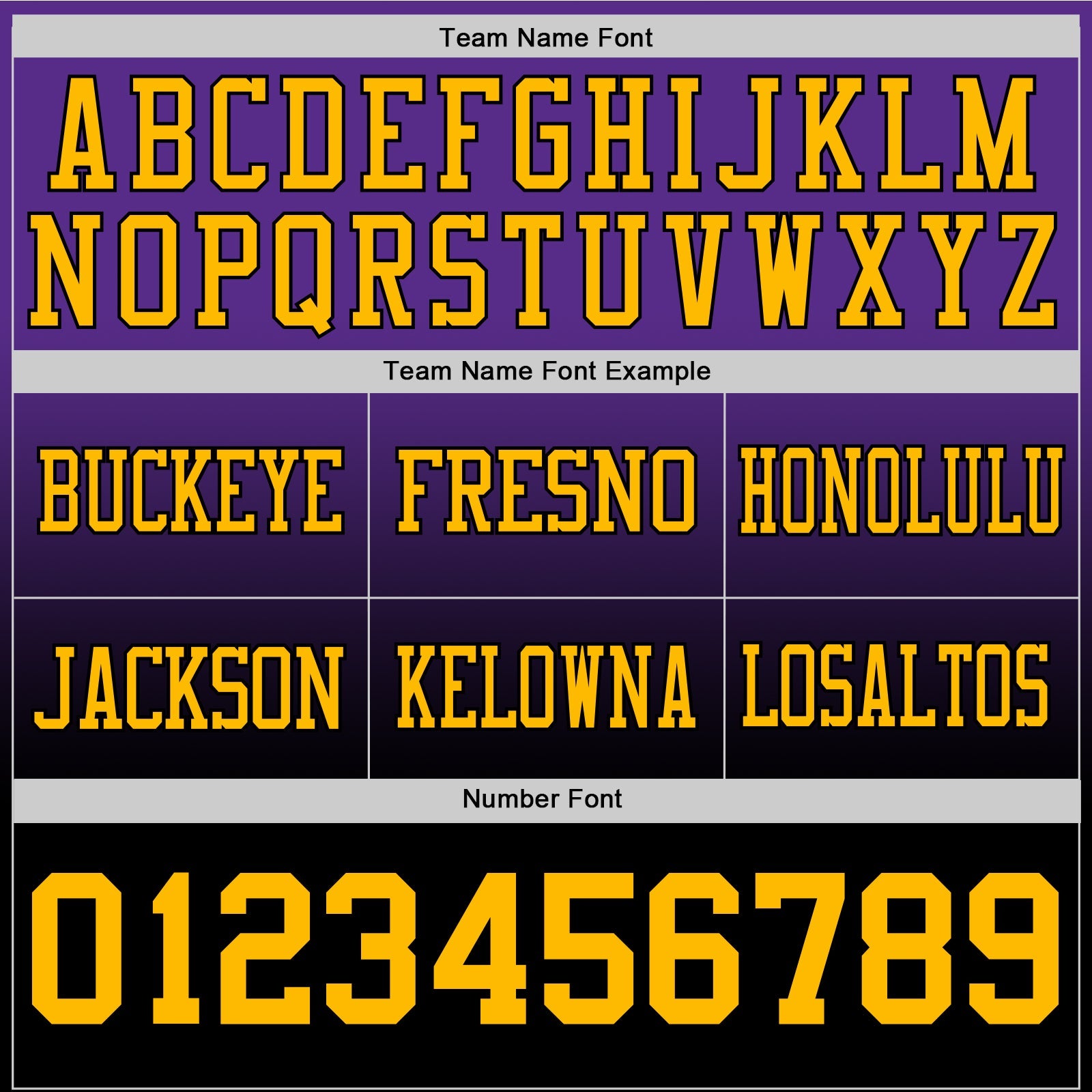 Custom Purple Gold-Black Authentic Fade Fashion Football Jersey