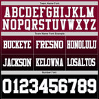 Custom Maroon White Black-Gray Authentic Fade Fashion Football Jersey