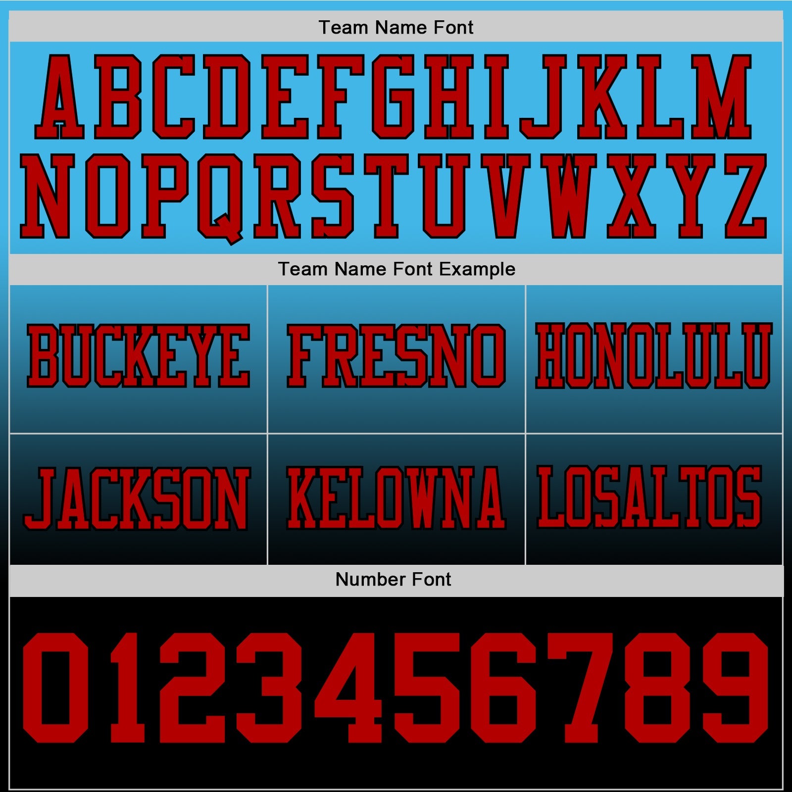 Custom Sky Blue Red-Black Authentic Fade Fashion Football Jersey