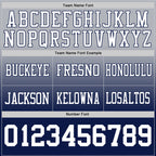 Custom Gray White-Navy Authentic Fade Fashion Football Jersey