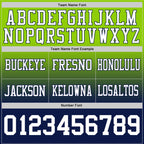 Custom Neon Green White-Navy Authentic Fade Fashion Football Jersey