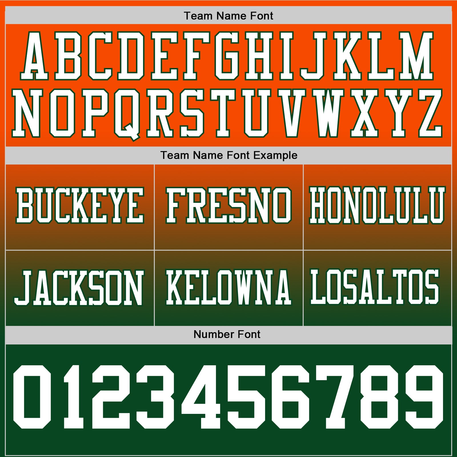 Custom Orange White-Green Authentic Fade Fashion Football Jersey