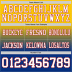 Custom Yellow White Royal-Red Authentic Fade Fashion Football Jersey